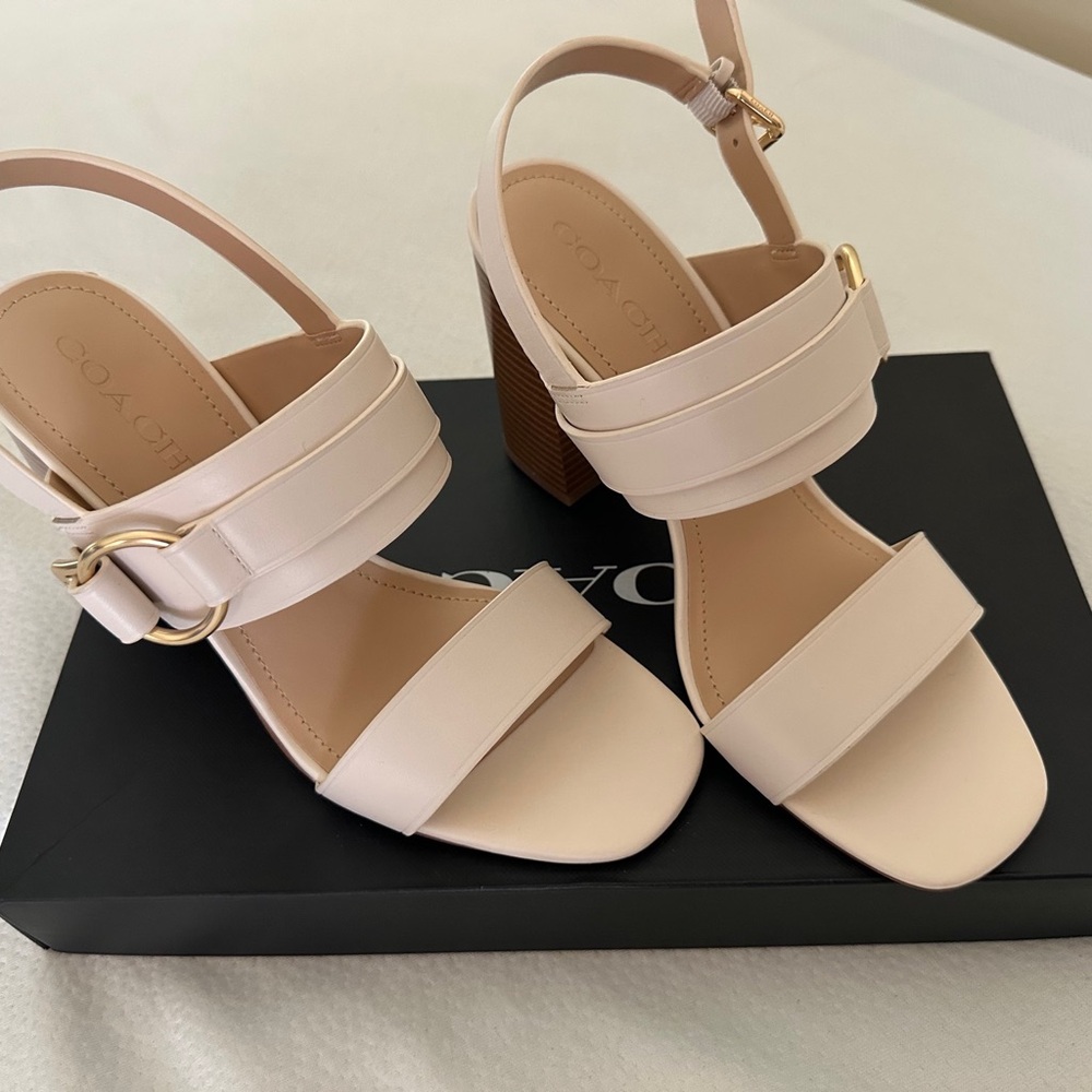 Coach Women's Beige Sandals